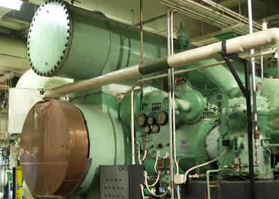 View inside of El Paso Energy's chiller room